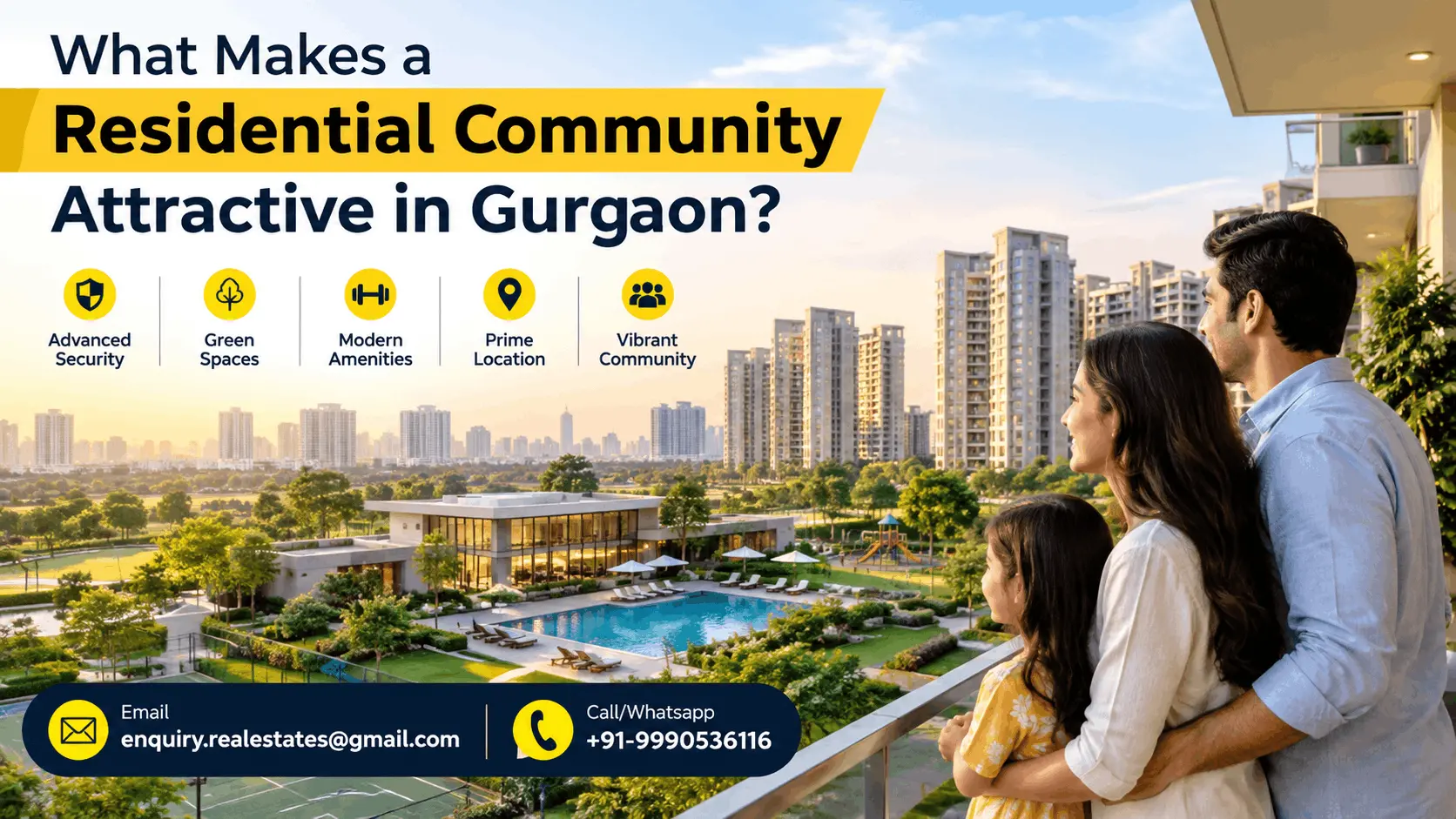 What Makes a Residential Community Attractive in Gurgaon?